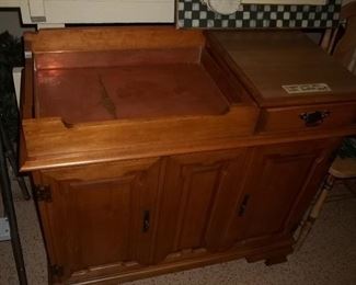 dry sink with copper insert!