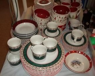 lots of dish sets!