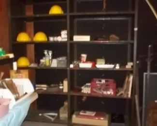 large metal garage shelving