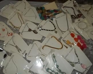 large assortment of fashion jewelry