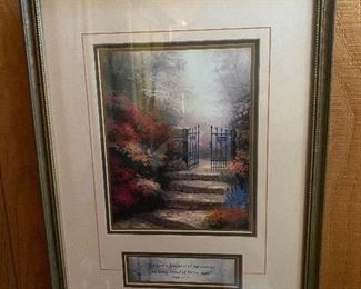 Thomas Kincade framed  giclee