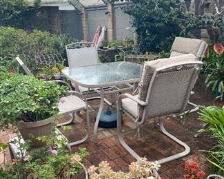 Patio table and chairs