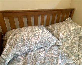 Arts & Crafts style headboard