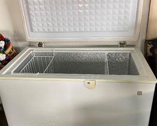 GE freezer chest