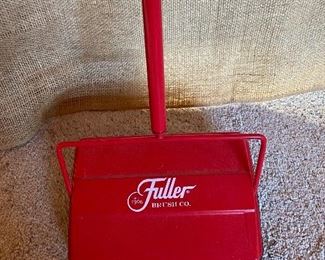 Fuller Brush Co. miniature sweeper . . . works like a champ!