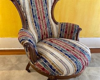 Renaissance Revival armchair: $100