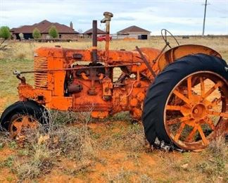 Case tractor. Does not run. Buyer must move . 
