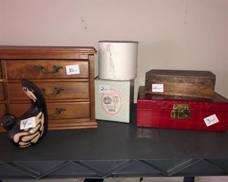 Jewelry box on left is sold. 