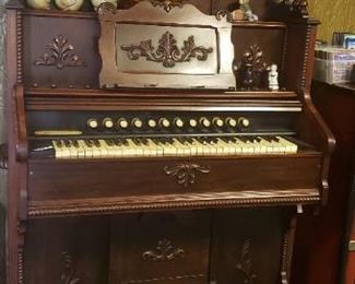 antique pump organ priced at $85 and is now 75% off