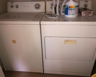 washer and dryer