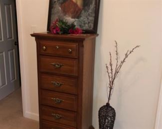 Sumter Cabinet Co,   MATCHING TWO DRAWER NIGHTSTAND, CHEST AND LINGERIE CHEST