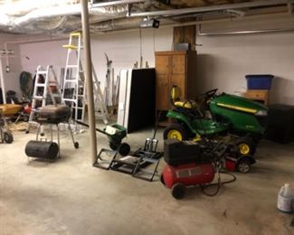 Garage end basement view