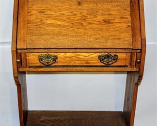 Antique Secretary Desk, Petite 41" Tall x 30" Wide x 13.5" Deep