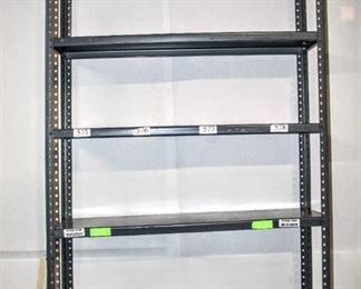 Metal Shelving Unit with 6 Adjustable Shelves 75" Tall x 36.5" wide x 12" deep (matches 3963)