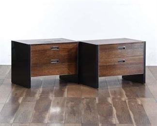 Pair Glenn Of California Art Deco Nightstands