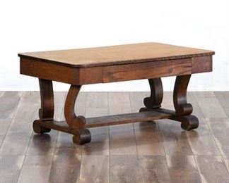 Rustic Monastery Trestle Coffee Table 