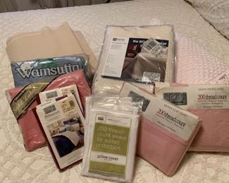 Assorted Linens for Queen Bed