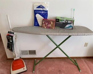 Ironing Board and Vacuum