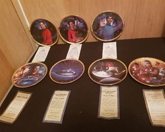 The Hamilton Collection STAR TREK THE MOVIES PLATE 