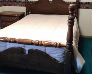 queen headboard and footboard and rails