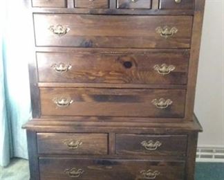solid wood 10 drawer dresser