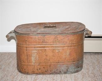 H-69 Copper Tub with Lid
28x15
$75.00