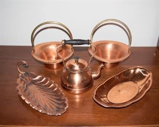 H-73 Lot of 5 Assorted Copper Items-$23.00