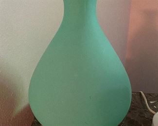 H-94 Milk Green Glass Vase 14”  $20.00