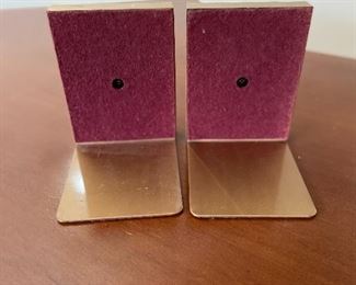 H-111 Brass Bookends “P” $15/pair