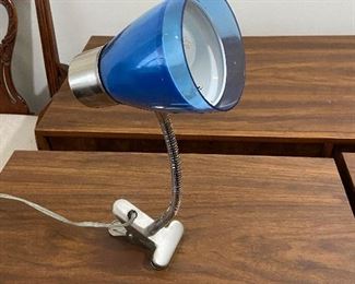 H-124 Blue Desk Lamp $5.00