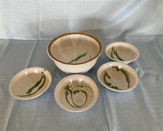 H-149 Pottery Bowl Set (5) $25.00