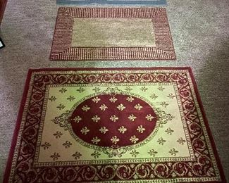 H-173 Lot of 3 Area Rugs 3x5 2x3 $35.00