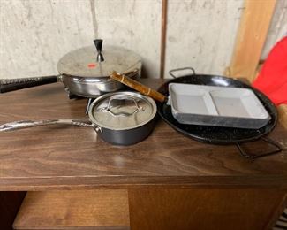 H-181 Lot of Misc Cookware-$15.00