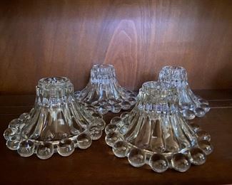 H-223 Lot of 4 Candle Holders $6.00
