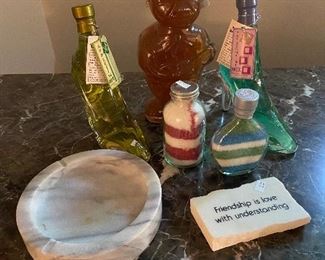H-242 Lot of Misc. Drink Mixers, ashtray,sign $10.00