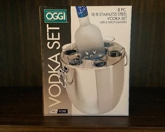 H-258 OGGI Vodka Set $8.00