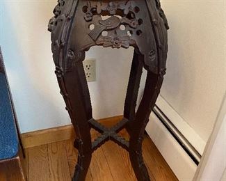 H-264 Carved Wood Planter Stand 30” $69.95