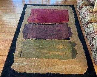 H-41 multi color 5x7 area Rug $20.00