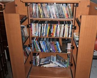 Cabinet with DVD's