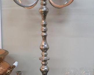 Silver epergne great for a stunning centerpiece or wedding