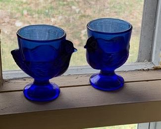 Cobalt Blue Egg Cups