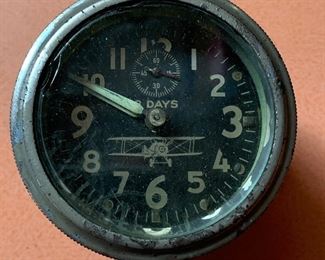 Antique Airplane Clock