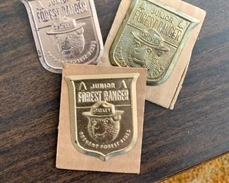 Vintage Smokey Bear Badges