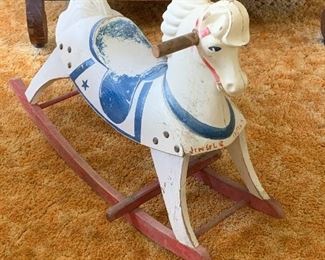 Vintage Toy Rocking horse 
