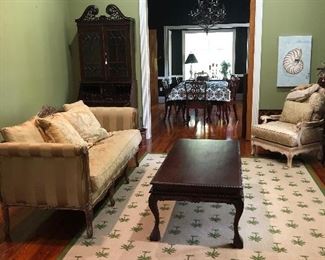 Gorgeous traditional formal sofa and chair