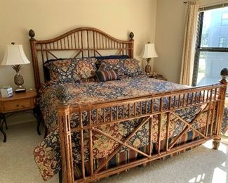 Top of the Line King Size Drexel Bedroom Suite! This set includes King size Headboard and Footboard plus Dresser, Mirror and Chair.  Owner Rarely used the Furniture because it was their vacation condo.  The owners paid $6,000.00 for the set and it is priced at $4000.00  The mattress is a Beauty Rest and it is priced at $1000.00  I will submit offers to the owner.  Pre Sales Available.