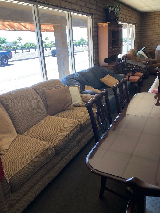 We have several sofa's, love seats, and recliners on sale!  Anywhere from $60-499!  Mid-century, Antique, Modern and other styles.  Stop by! M-Saturday 8-2.  13059 W Grand Ave # 12, Surprise, AZ 85374