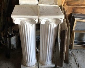 Ionian hollow decorative columns