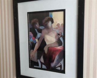 Modern framed print