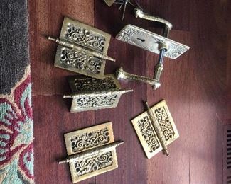 vintage brass hardware sold as a lot 175 .00$